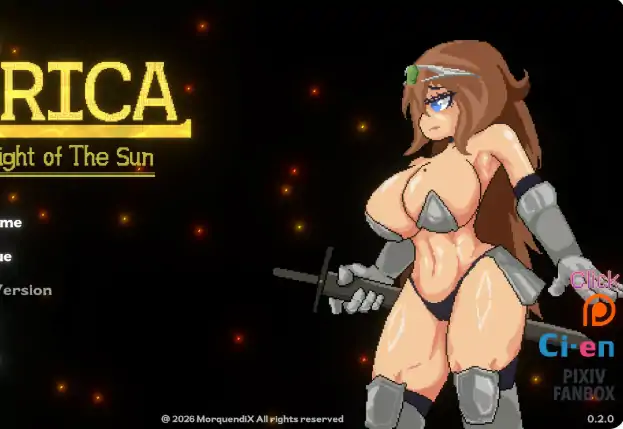 PC电脑版【日系ACT/像素/动态】艾丽卡：太阳骑士0.2.0 步-大壮社区
