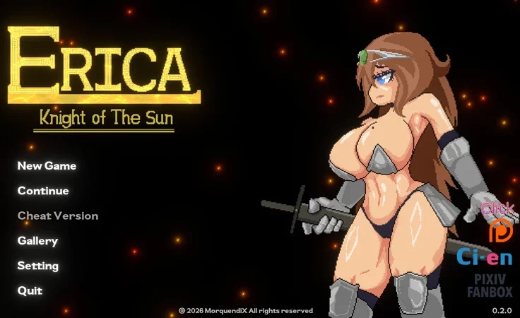 电脑版【像素ACT动态】艾丽卡太阳骑士.v0.20.0 官中 步-大壮社区